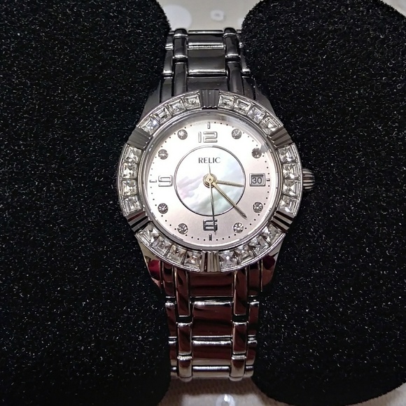 Relic by Fossil Women's Watch w/ CZ Embellishments - Picture 1 of 6